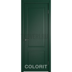 Дверь эмаль К1 COLORIT ДГ Зеленая эмаль