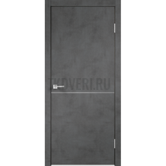 Дверное полотно Экошпон TECHNO М1 600х2000 цвет Муар темно-серый