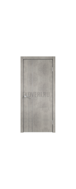 Дверное полотно Экошпон TECHNO облегченное М2 600х2000 цвет Муар светло-серый