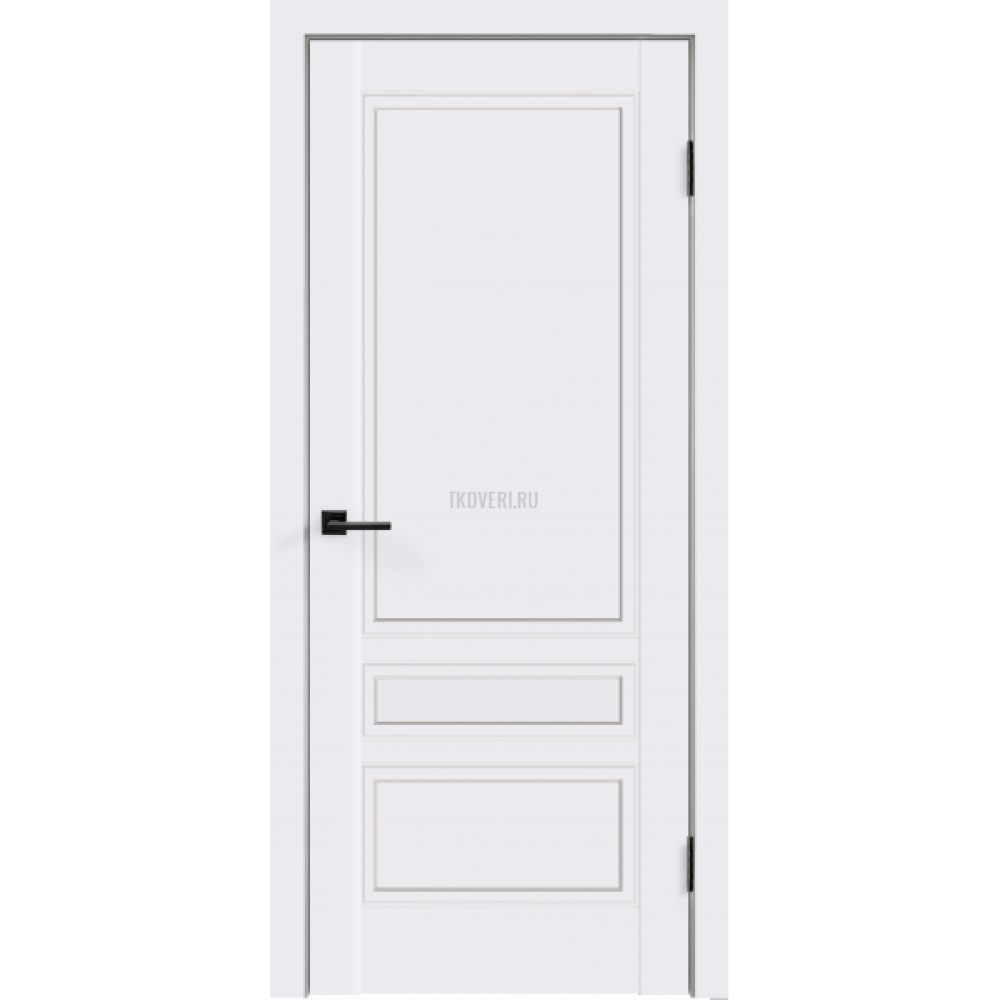 Дверное полотно Эмаль SCANDI 3P 600х2000 цвет Белый RAL9003