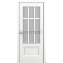 Межкомнатная дверь Zadoor Classic Baguette ПО Турин В3 АК Белый матовый