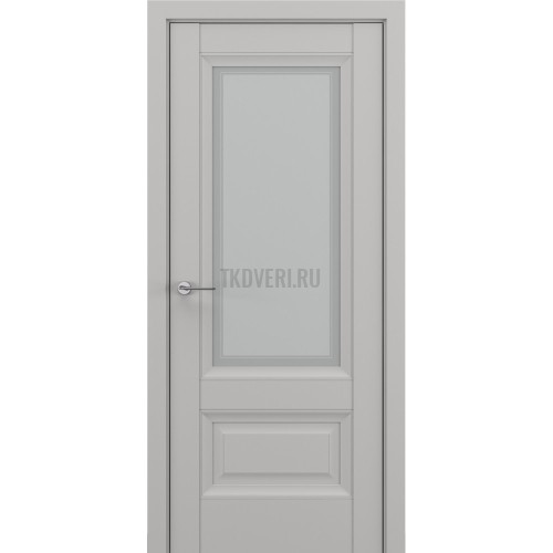 Межкомнатная дверь Zadoor Classic Baguette ПО Турин В2 Белый матовый