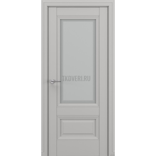 Межкомнатная дверь Zadoor Classic Baguette ПО Турин В3 Белый матовый