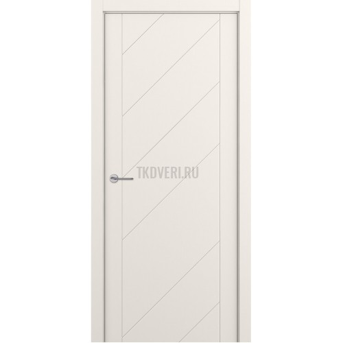 Межкомнатная дверь Zadoor Art-Lite ПГ Diagonale Эмаль Белый