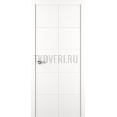 Межкомнатная дверь Zadoor Art-Lite ПГ Quadratto Белый