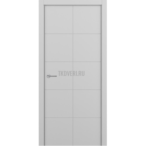 Межкомнатная дверь Zadoor Art-Lite ПГ Quadratto Светло-Серый