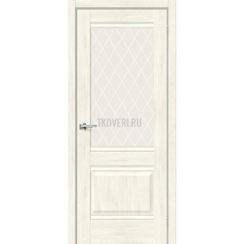Прима-3 Эко Шпон Riviera Ice White Сrystal