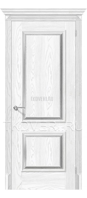 Дверь экошпон Классико-12 Silver Ash/Silver Rift глухая 