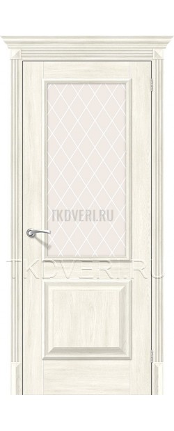 Дверь экошпон Классико-13 Nordic Oak остекленная 
