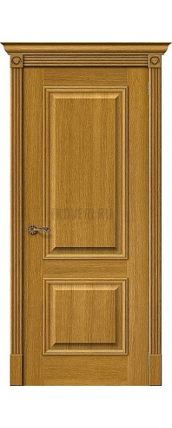 Дверь шпон Вуд Классик-12 глухая Natur Oak