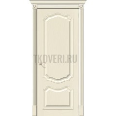 Дверь шпон Вуд Классик-52 глухая Ivory