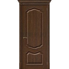 Дверь шпон Вуд Классик-52 глухая Golden Oak