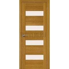 Дверь шпон Вуд Модерн-23 остекленная Natur Oak