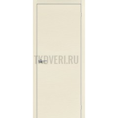 Дверь шпон Вуд Флэт-0V1 глухая Ivory H