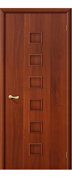Ламинированная дверь глухая МДФ ИталОрех 010-0137