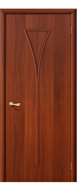 Ламинированная дверь МДФ с отделкой ИталОрех 010-0324
