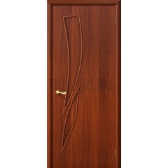 Ламинированная глухая дверь из МДФ с покрытием ПВХ ИталОрех 010-0508