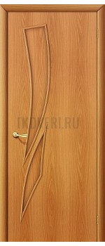 Ламинированная глухая дверь из МДФ с покрытием ПВХ МиланОрех 010-0514