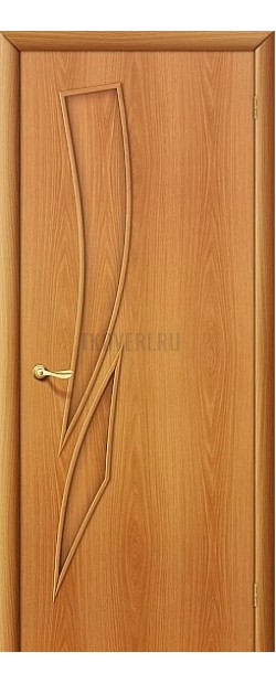 Ламинированная глухая дверь из МДФ с покрытием ПВХ МиланОрех 010-0514
