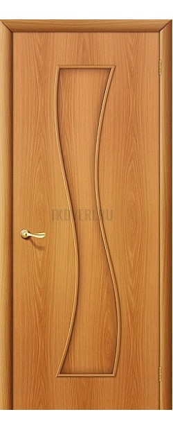 Ламинированная дверь глухая МДФ с отделкой МиланОрех 010-0033