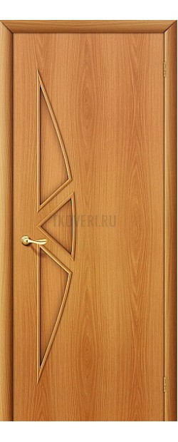 Ламинированная дверь глухая МДФ с финишным покрытием МиланОрех 010-0081