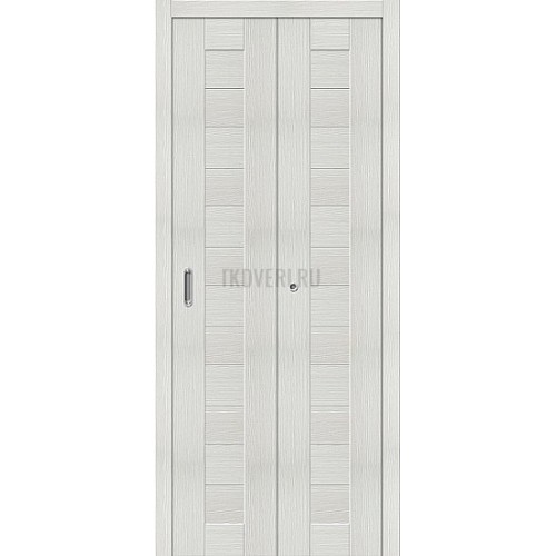 Дверь книжка экошпон Порта-21 Bianco Veralinga
