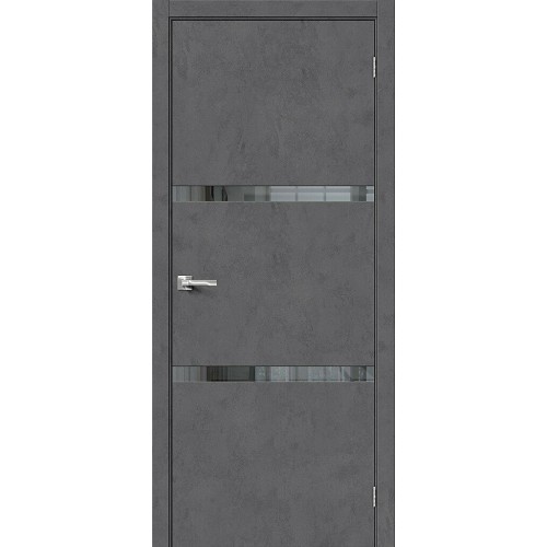 Браво-2.55 Эко Шпон Slate Art Mirox Grey