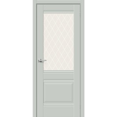 Прима-3 Эмалит Grey Matt White Сrystal