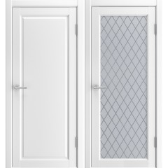 Межкомнатная дверь Эмалит-1 белая
