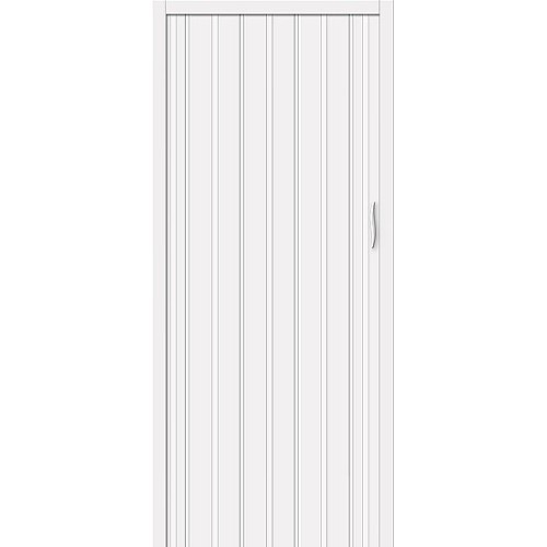 Раздвижная пластиковая дверь ПВХ Белый глянец 153-027