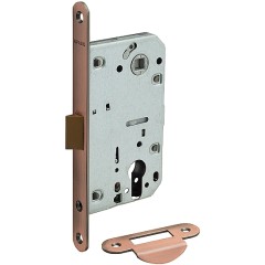 Замок с пластиковым язычком Гальваника AC Медь 045-0045