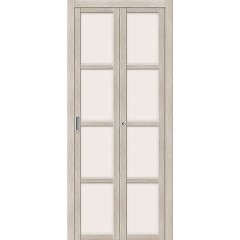 Дверь книжка экошпон Твигги V4 Cappuccino Veralinga