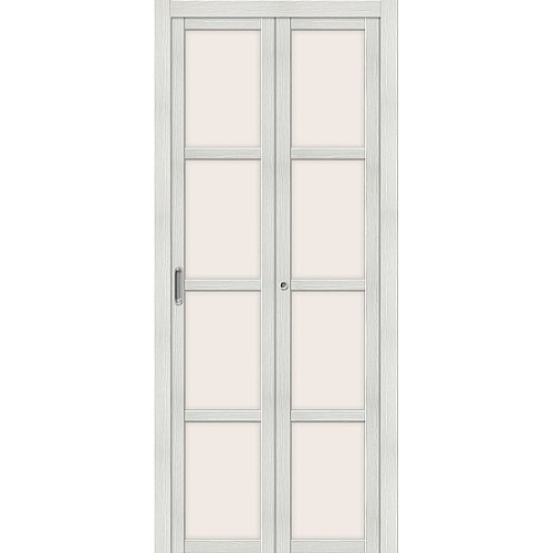 Дверь книжка экошпон Твигги V4 Bianco Veralinga