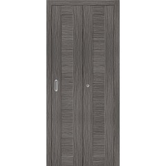 Дверь книжка экошпон Порта-21 Grey Veralinga