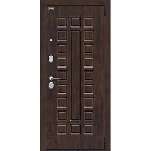 Входная дверь Урбан_NEW класса Комфорт  Темная Вишня/Bianco Veralinga 033-1566