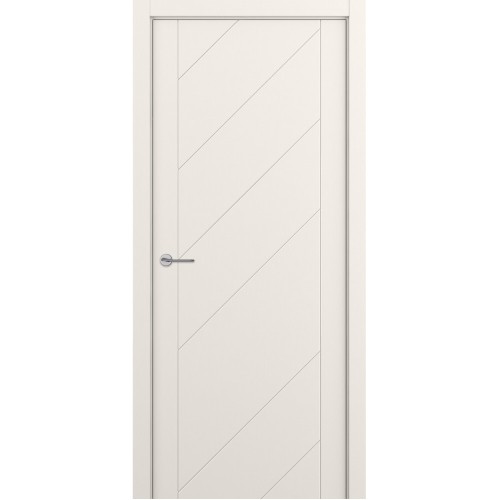 Межкомнатная дверь Zadoor Art-Lite ПГ Diagonale Эмаль Жемчужно-перламутровый