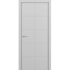 Межкомнатная дверь Zadoor Art-Lite ПГ Quadratto Светло-Серый