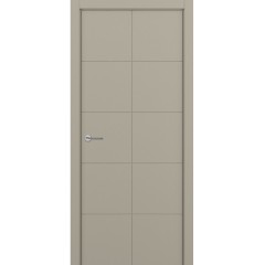 Межкомнатная дверь Zadoor Art-Lite ПГ Quadratto Серый шелк