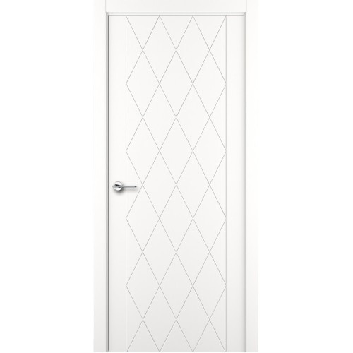 Межкомнатная дверь Zadoor Art-Lite ПГ Rombo Эмаль 7047