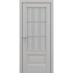 Межкомнатная дверь Zadoor Classic Baguette ПО Турин В2 АК Белый матовый